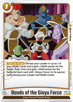 Bonds of the Ginyu Force (FB01-133) [Fusion World]