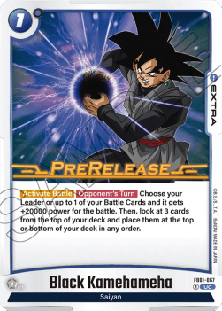 Black Kamehameha (FB01-067) [Fusion World]