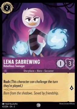 Lena Sabrewing - Rebellious Teenager