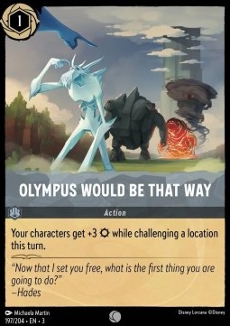 Olympus Would Be That Way