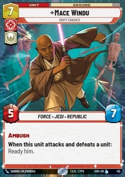 Mace Windu, Party Crasher