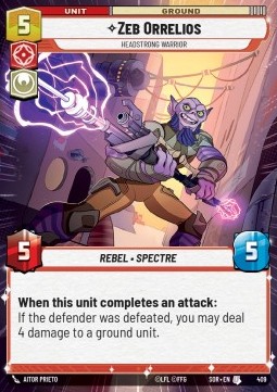 Zeb Orrelios, Headstrong Warrior