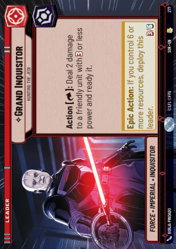 Grand Inquisitor, Hunting the Jedi (V.1)