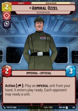 Admiral Ozzel, Overconfident