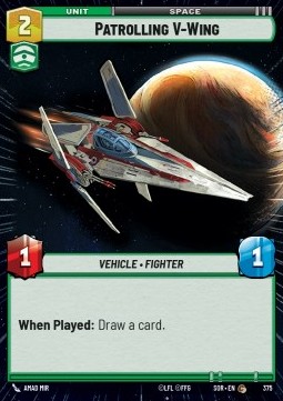 Patrolling V-Wing