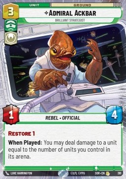 Admiral Ackbar, Brilliant Strategist