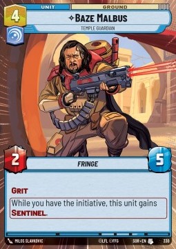 Baze Malbus, Temple Guardian