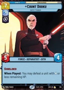 Count Dooku, Darth Tyranus