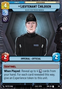 Lieutenant Childsen, Death Star Prison Warden