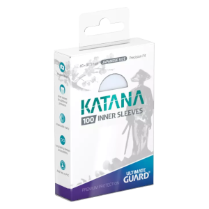 100 Small Ultimate Guard Katana Inner Sleeves