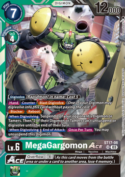 MegaGargomon Ace (ST17-08) (V.1)