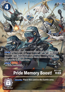 Pride Memory Boost! (BT7-105)