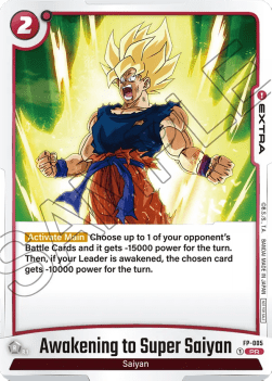 Awakening to Super Saiyan (FP-005) [Fusion World]