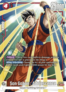 Son Gohan : Adolescence (FS01-09) [Fusion World] (V.2 - Super Rare)