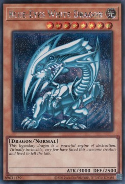 Blue-Eyes White Dragon (V.3 - Secret Rare)