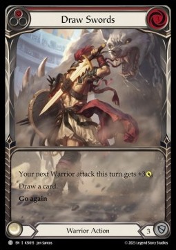 Draw Swords (Red) (Extended Art Regular)