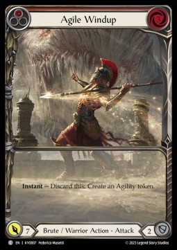 Agile Windup (Red) (Extended Art Regular)