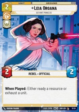 Leia Organa, Defiant Princess