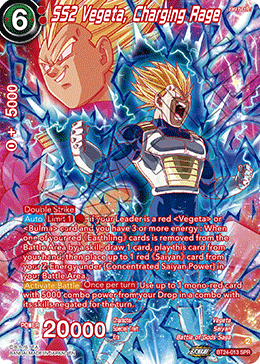 SS2 Vegeta, Charging Rage (V.2 - Special Rare)