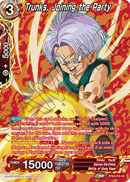 Trunks, Joining the Party (V.2 - Uncommon)