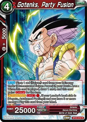 Gotenks, Party Fusion (V.1 - Rare)