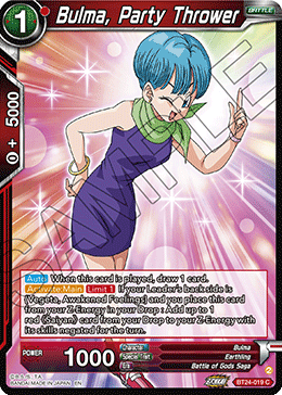 Bulma, Party Thrower