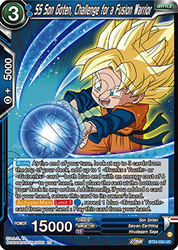 SS Son Goten, Challenge for a Fusion Warrior (V.1 - Uncommon)