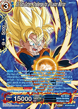 SS Son Goten, Challenge for a Fusion Warrior (V.2 - Uncommon)