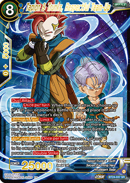 Tapion & Trunks, Respectful Team-Up (V.1 - Super Rare)