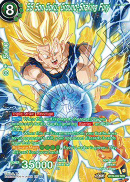 SS Son Goku, Ground-Shaking Fury (V.2 - Special Rare)