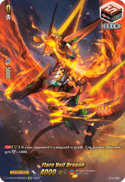 Flare Veil Dragon [D Format] (V.2 - Feature Rare)