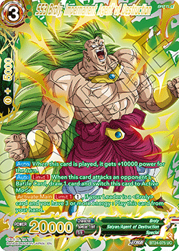 SS3 Broly, Impermanent Agent of Destruction (V.3 - Uncommon)