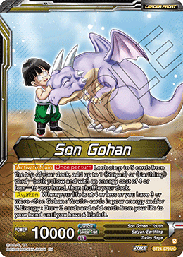 Son Gohan // Son Gohan, Rampage Premonition (V.2 - Alternate Art)