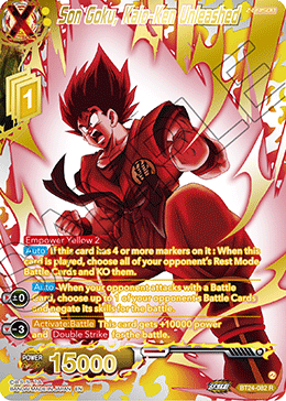 Son Goku, Kaio-Ken Unleashed (V.3 - Rare)