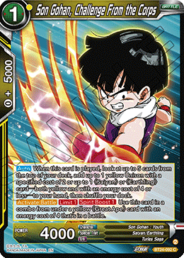 Son Gohan, Challenge From the Corps (V.1 - Common)