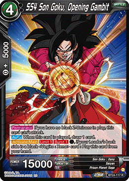 SS4 Son Goku, Opening Gambit (V.1 - Rare)