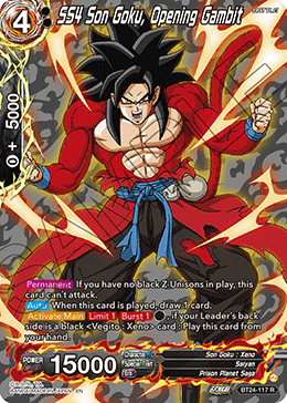 SS4 Son Goku, Opening Gambit (V.2 - Rare)