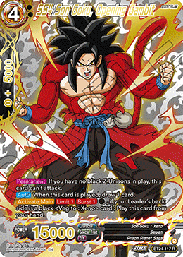 SS4 Son Goku, Opening Gambit (V.3 - Rare)