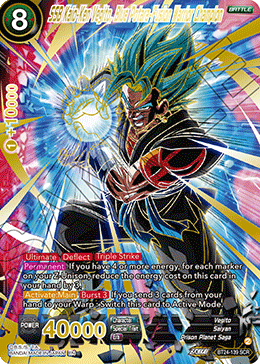 SSB Kaio-Ken Vegito, Blue Potara-Fusion Warrior Champion (V.1 - Secret Rare)