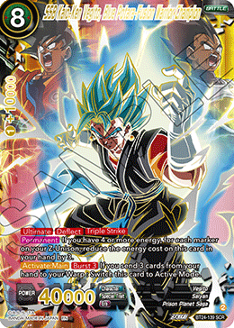 SSB Kaio-Ken Vegito, Blue Potara-Fusion Warrior Champion (V.2 - Alternate Art)