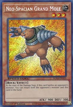 Neo-Spacian Grand Mole (V.2 - Secret Rare)