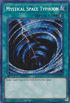 Mystical Space Typhoon (V.2 - Secret Rare)