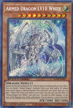 Armed Dragon LV10 White (V.2 - Secret Rare)