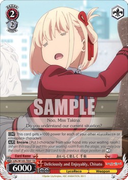 Deliciously and Enjoyably, Chisato (V.1 - Trial Deck)