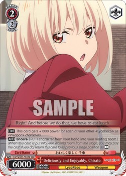 Deliciously and Enjoyably, Chisato (V.2 - Triple Rare)