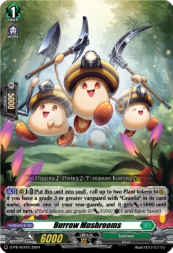 Burrow Mushrooms [D Format] (V.1 - Promo)