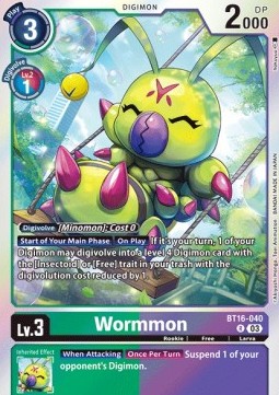 Wormmon (BT16-040)