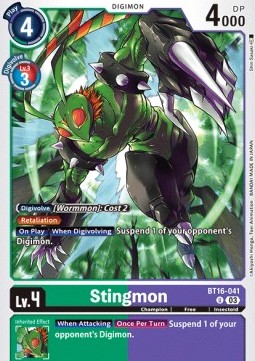 Stingmon (BT16-041)