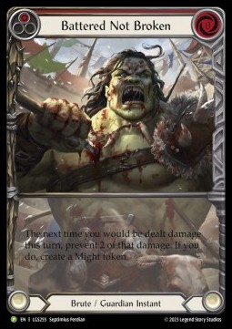 Battered not Broken (Extended Art Rainbow Foil)