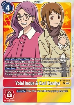 Yolei Inoue & Kari Kamiya (BT16-084) (V.1)